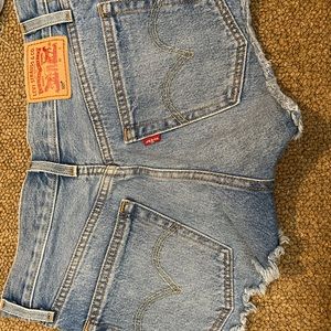 Levi’s high waisted shorts!